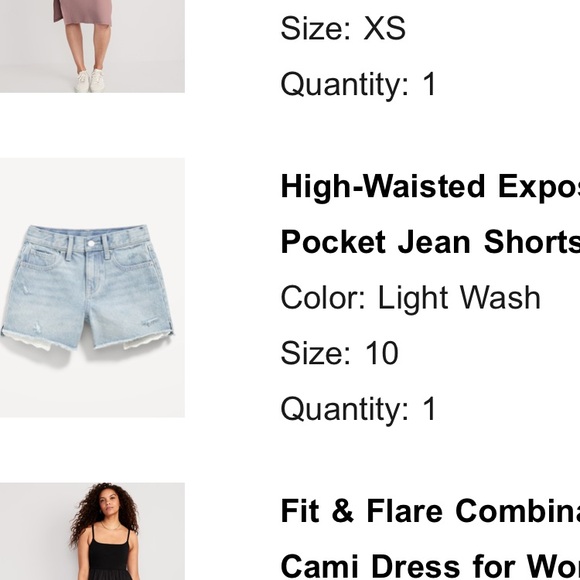 SOLD Old Navy Girls Bundle High Rise Denim Jean Shorts - Picture 11 of 11